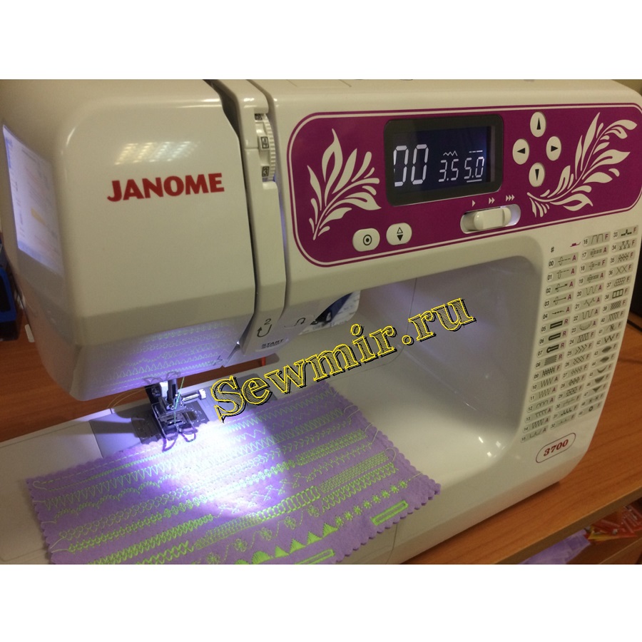 Швейная машина Janome 3700 - ШВЕЙНЫЕ МАШИНЫ КУПИТЬ JANOME PFAFF HUSQVARNA  BERNINA VERITAS ELNA SINGER BROTHER JUKI JAGUAR ASTRALUX ШВЕЙНО-ВЫШИВАЛЬНЫЕ  МАШИНЫ ОВЕРЛОКИ MERRYLOCK ГЛАДИЛЬНЫЕ СИСТЕМЫ ELINASTAR EUROFLEX ГЛАДИЛЬНЫЕ  ПРЕССЫ ОТПАРИВАТЕЛИ ДЛЯ ОДЕЖДЫ