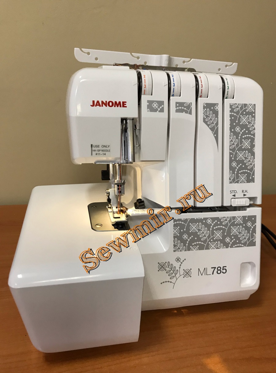 Оверлок Janome ML 785 - ШВЕЙНЫЕ МАШИНЫ КУПИТЬ JANOME PFAFF HUSQVARNA  BERNINA VERITAS ELNA SINGER BROTHER JUKI JAGUAR ASTRALUX ШВЕЙНО-ВЫШИВАЛЬНЫЕ МАШИНЫ  ОВЕРЛОКИ MERRYLOCK ГЛАДИЛЬНЫЕ СИСТЕМЫ ELINASTAR EUROFLEX ГЛАДИЛЬНЫЕ ПРЕССЫ  ОТПАРИВАТЕЛИ ДЛЯ ОДЕЖДЫ