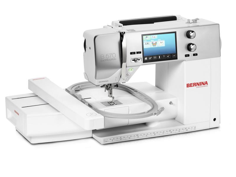 Швейно-вышивальная машина Bernina 570 QE + Вышивальный Блок