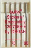 Иглы Organ Embroidery для вышивания №75-90  